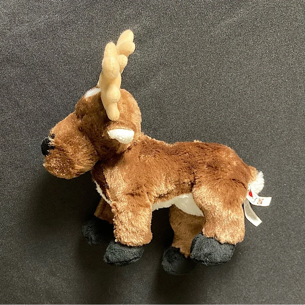 ⭐️ Almost Vintage 2007 Ganz Webkinz Reindeer Plush No Code